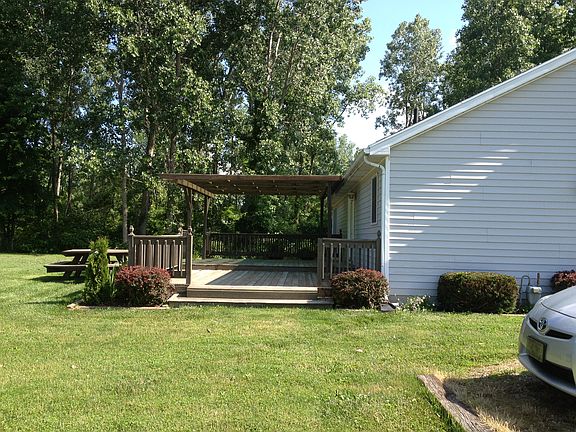 Deck view from driveway