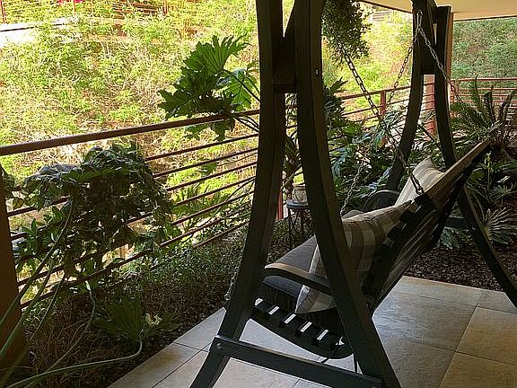 Patio and Swing