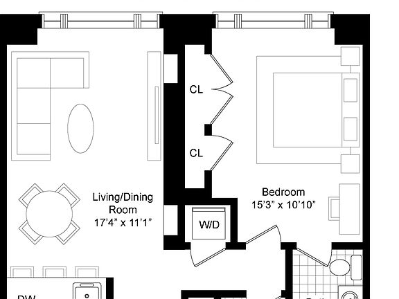 2nd image of 310 W 52nd St APT 40C