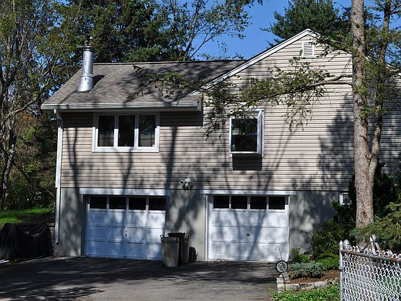 Driveway and 2 garages