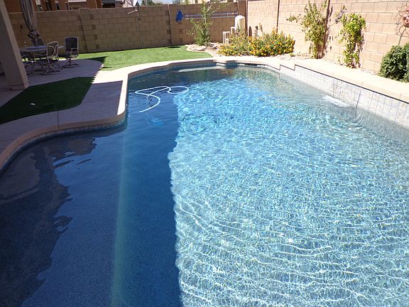 Pool baja step,water feature