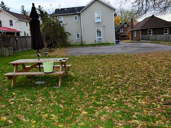 Large back yard