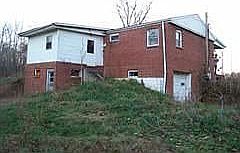 rear with built in garage