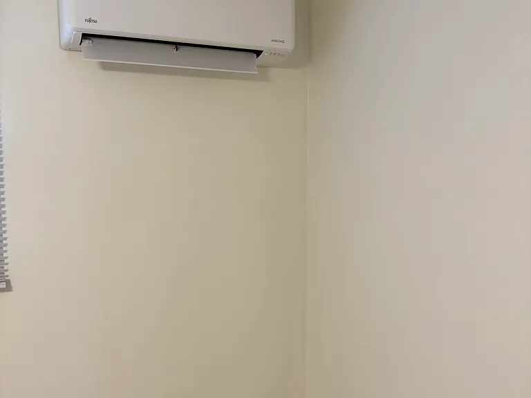 mini split in bedroom