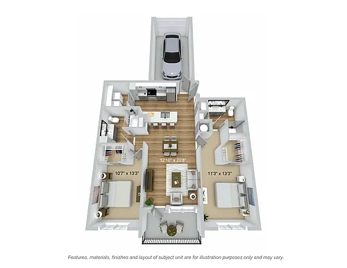 Floor plan Signal 2.2 (garage)