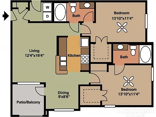 Floor plan B2
