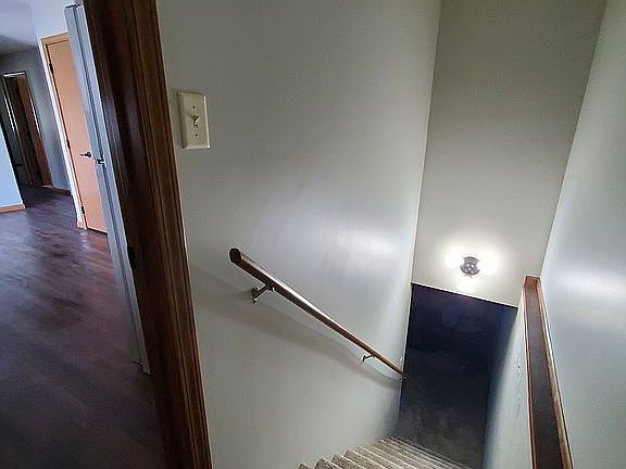 Stairs down to basement