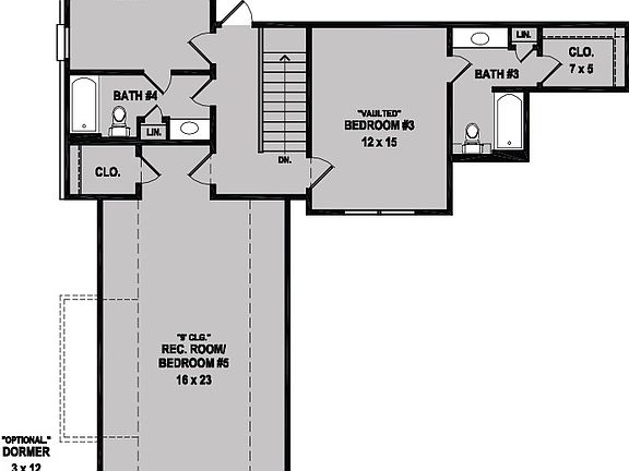 Hayworth Floorplan Second Floor