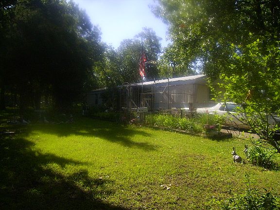 front yard and trailer