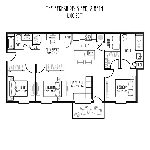 Floor plan The Berkshire