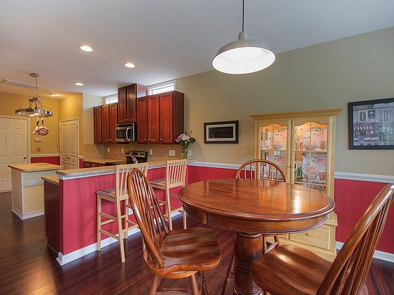 Dining Area with Bay Windows