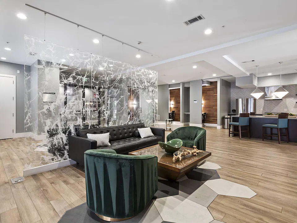 Gather, play, and work in our resident clubhouse with a full kitchen, game lounge, and co-working spaces.
