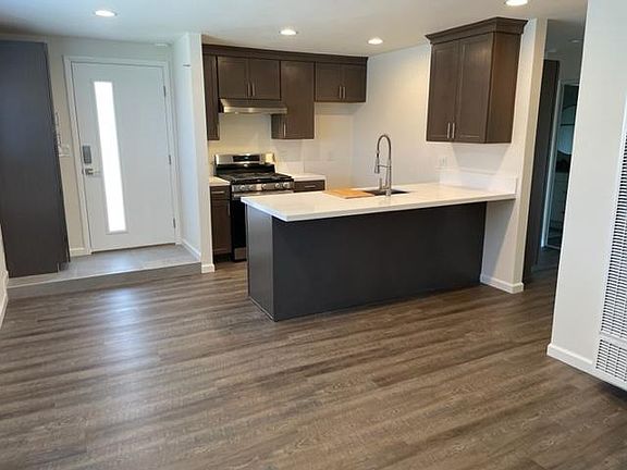 Kitchen and small family room