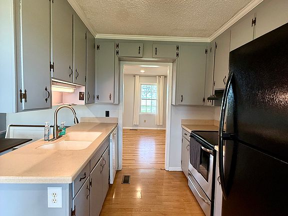 Galley style kitchen