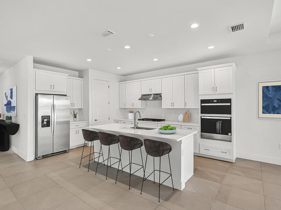 Gourmet kitchens with ample counter and cabinet space
