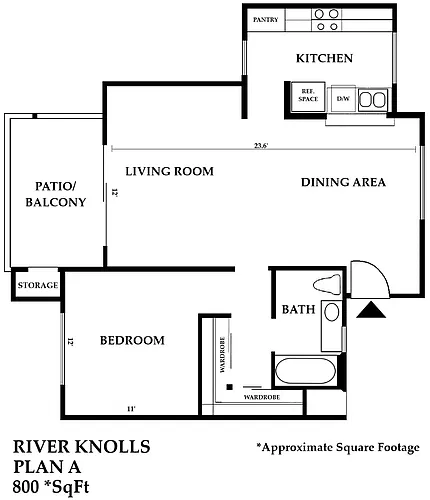 Floor plan Plan A