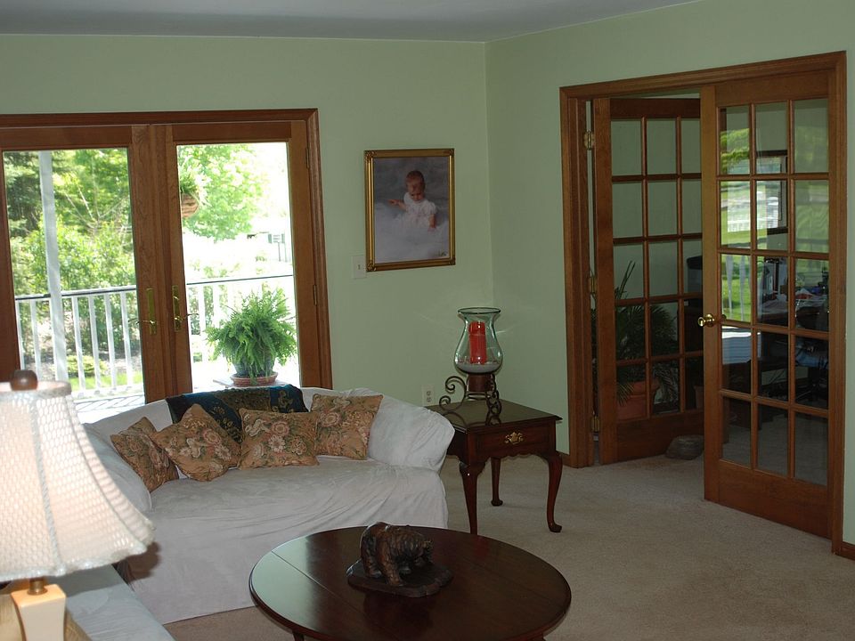 Living room/french doors into study