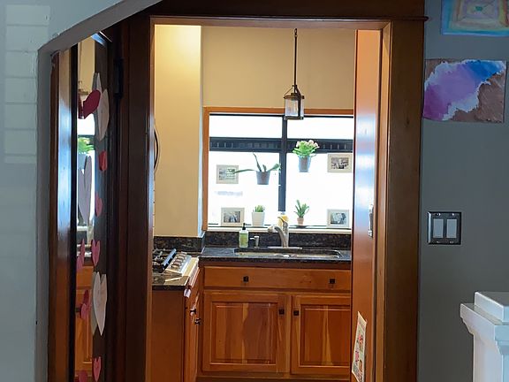 From entryway (living room) looking into kitchen