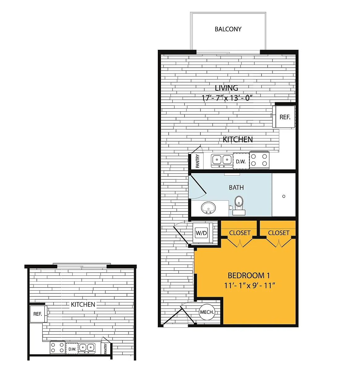 Floor plan A1A