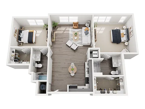 Floor plan 2D1