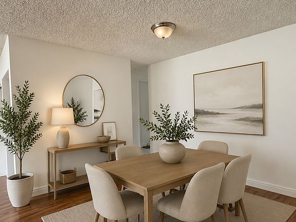 Separate dining room from eat-in kitchen