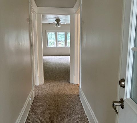 Hallway into apartment.