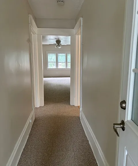 Hallway into apartment.
