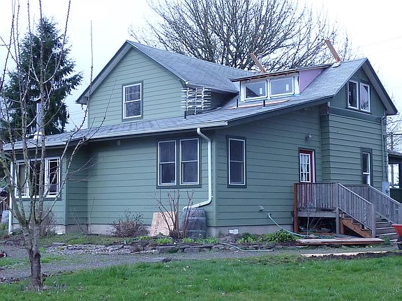 Back view - new dormer