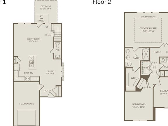 Floor Plan Level 1 Level 2