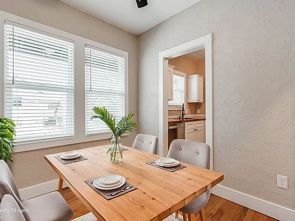Staged Dining room