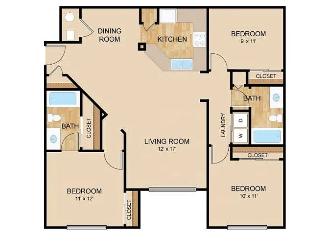 Floor plan The Aspen