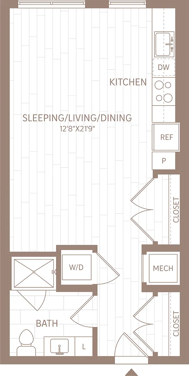 Floor plan Studio-S3