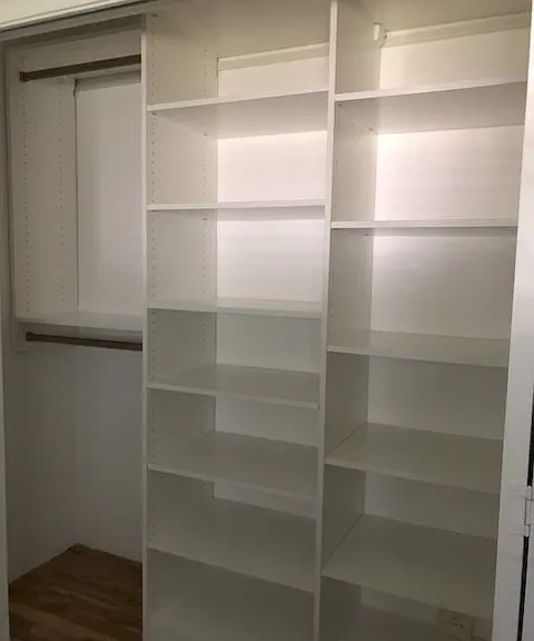 Private Closet with Organizer for ample storage space