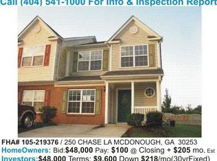 250 Chase Ln, McDonough, GA 30253