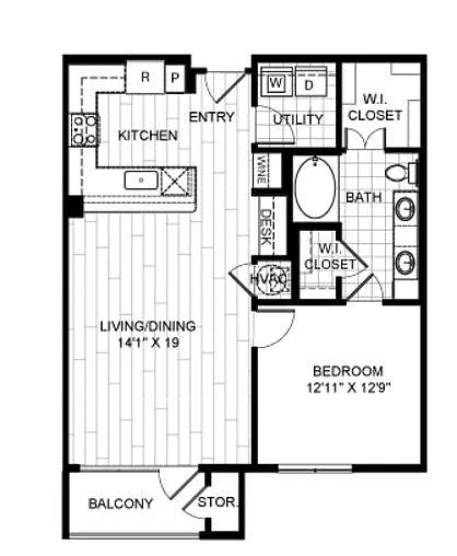 Floor plan A6
