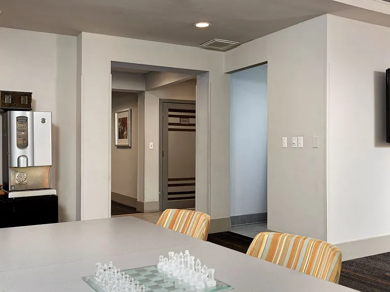 Club room with games, entertainment and coffee machine