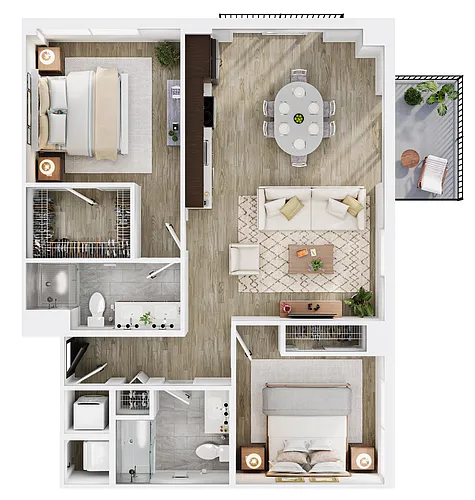 Floor plan B3