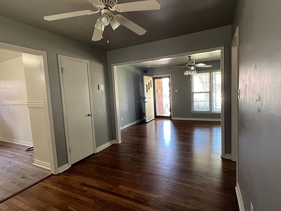 Living room looking towards the front door.