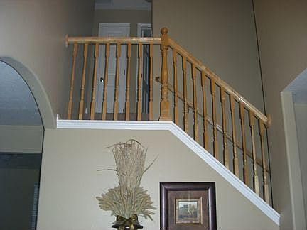 Entry looking UP