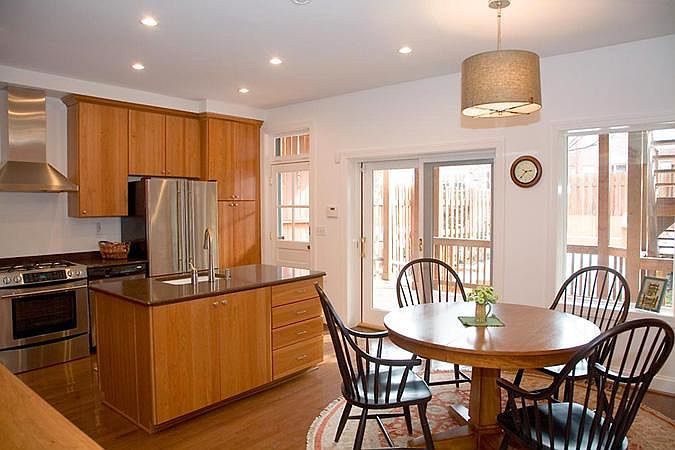 Kitchen with dining area