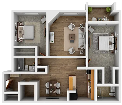 Floor plan B3