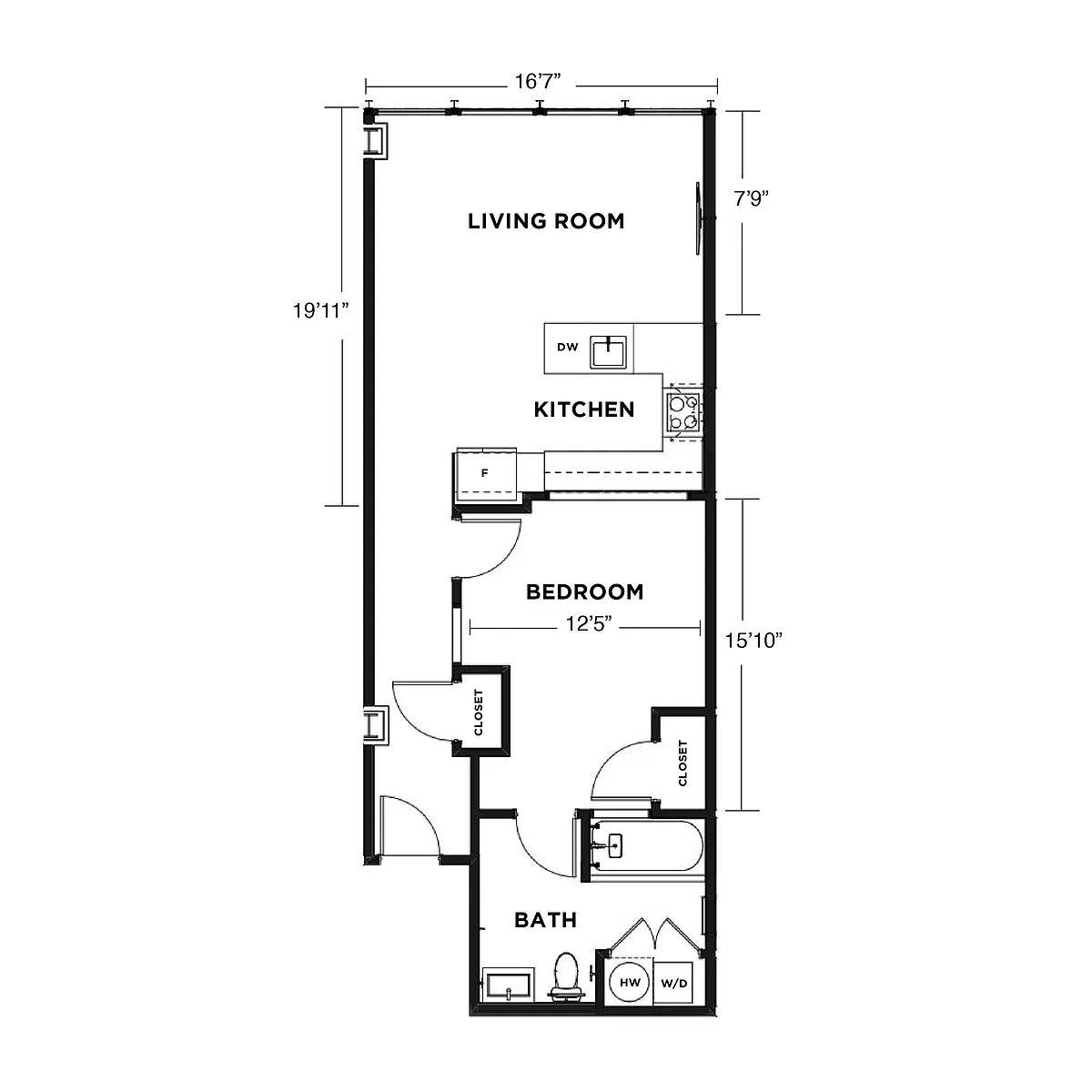 Floor plan Jefferson C