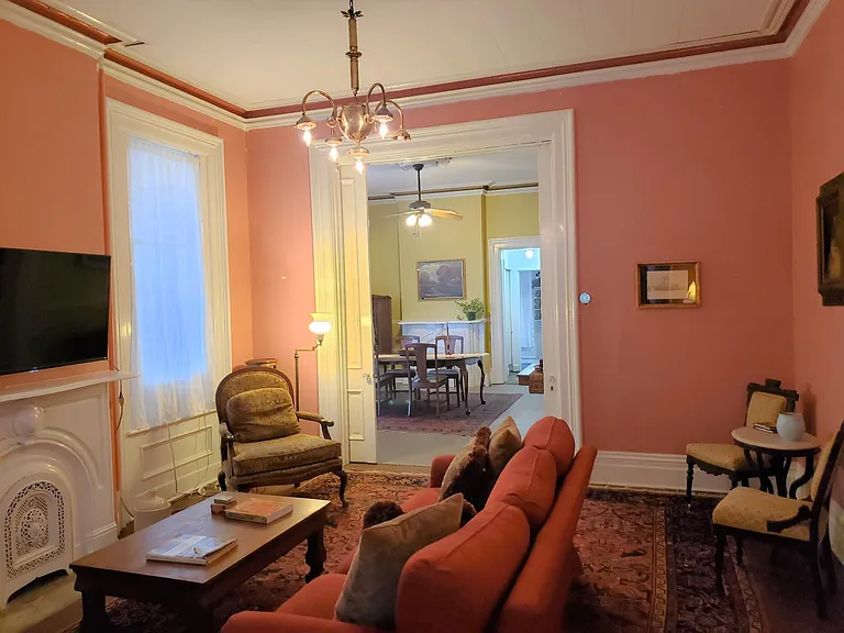 Spacious, Gracious Living Room with view toward Dining Room