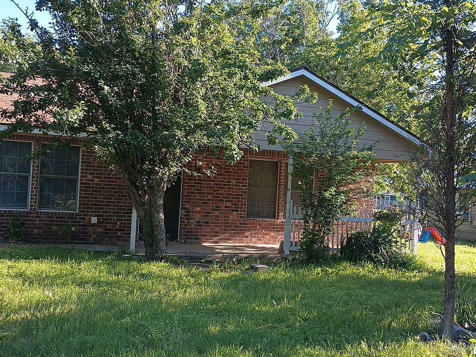 Front of home in spring