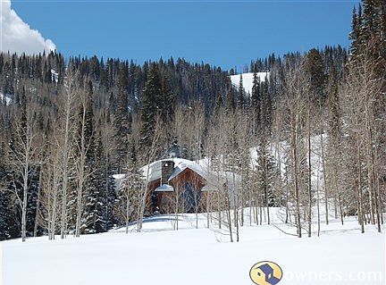View of home from ski run