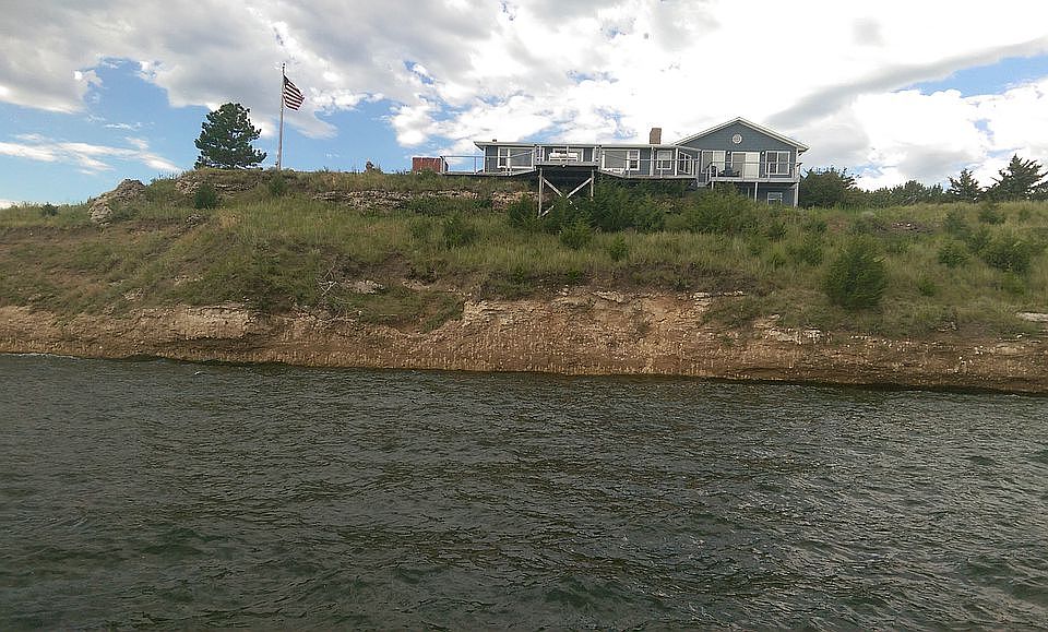 View from lake.