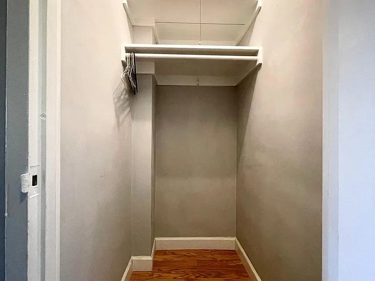One of the entry closets