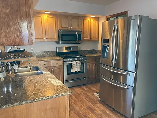 Large fridge/freezer.