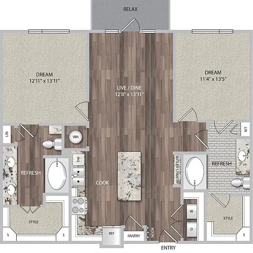 Floor plan B1