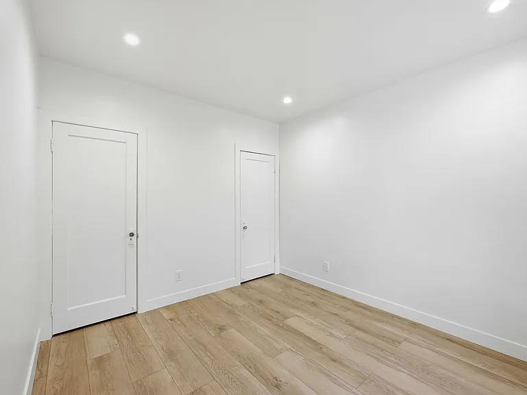 Alternate view of the 1 bedroom, with 2 closets pictured